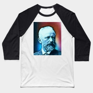 Pyotr Ilyich Tchaikovsky Portrait | Pyotr Ilyich Tchaikovsky Artwork 5 Baseball T-Shirt